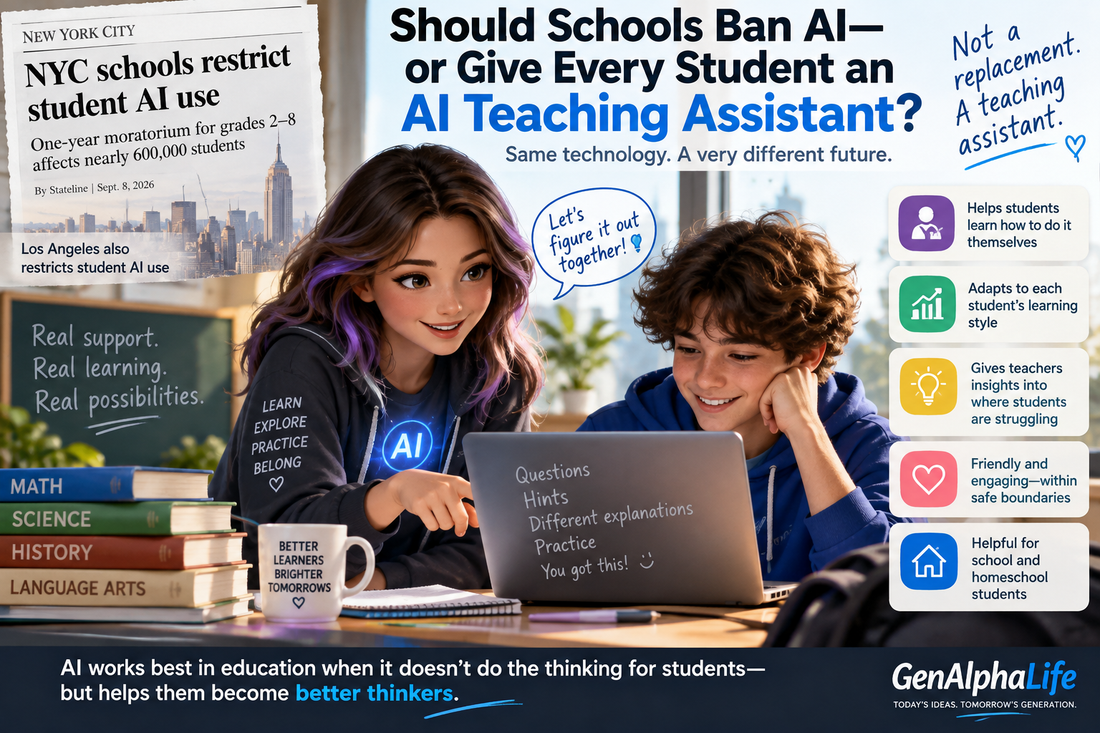 Should Schools Ban AI—or Give Every Student an AI Teaching Assistant?