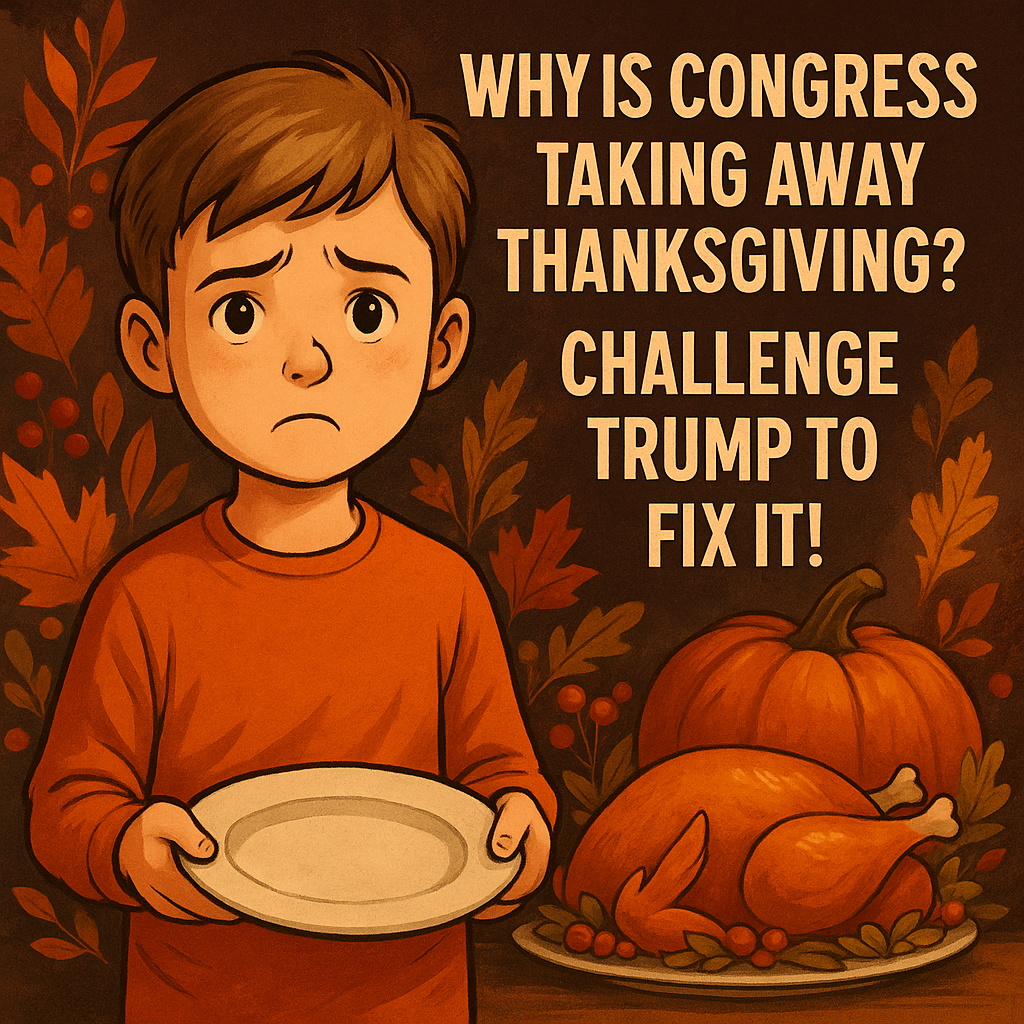 Why Is Congress Taking Away Thanksgiving dinner from millions of American families?