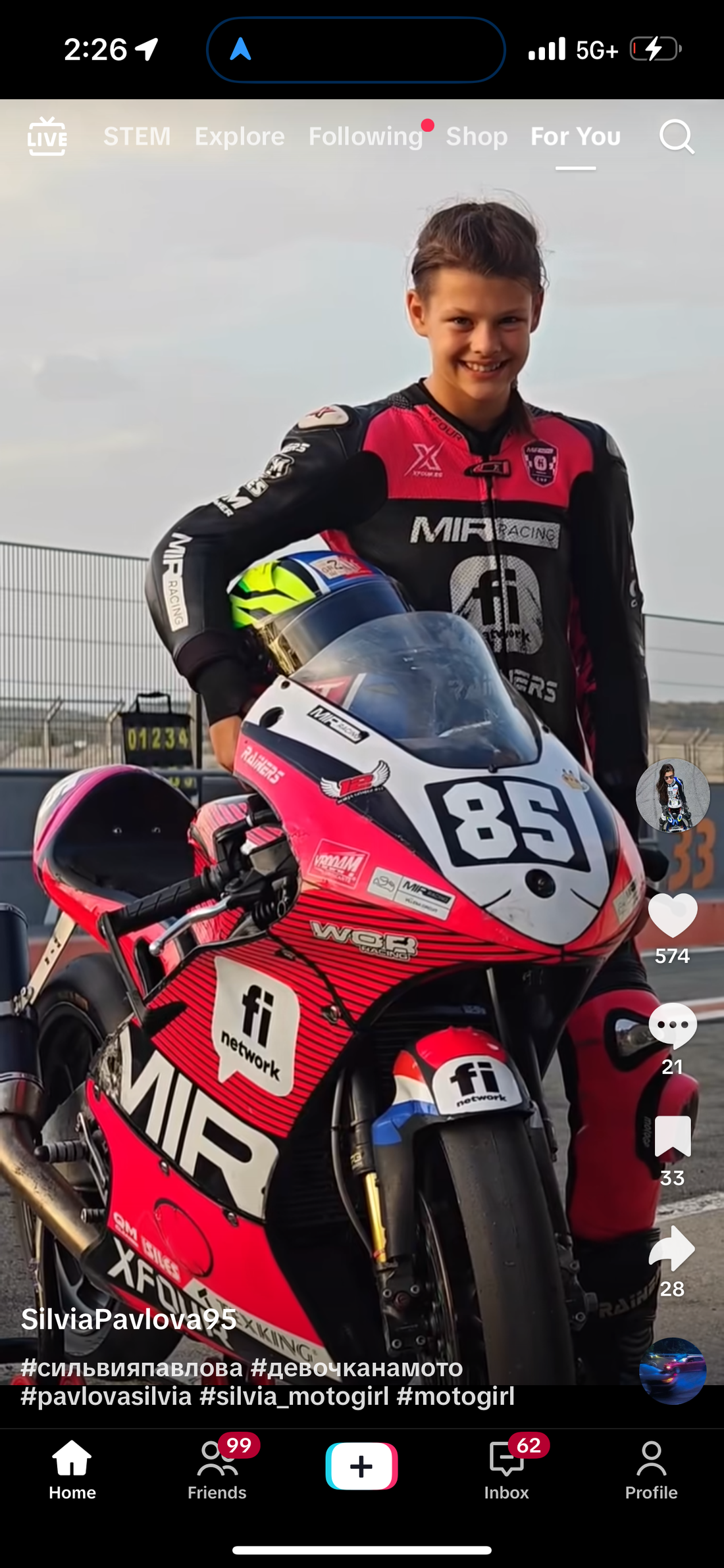 Generation Alpha Influencer Profiles: Silvia Pavlova, the MotoGirl Racer