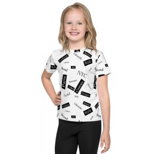 #Fashion Pattern - Kids T-Shirt - White