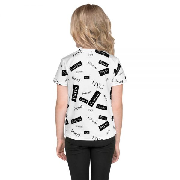 #Fashion Pattern - Kids T-Shirt - White 3