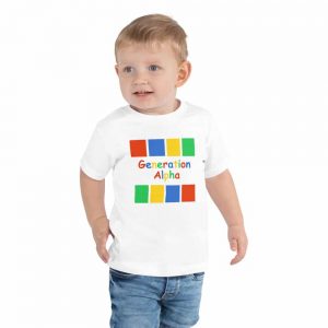 Generation Alpha Colored Blocks - Toddler Short Sleeve Tee