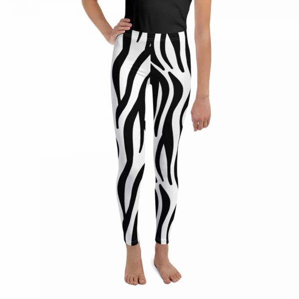 Zebra Pattern - Youth Leggings